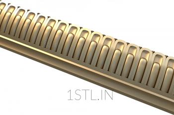 Baguette (BG_0504) 3D model for CNC machine